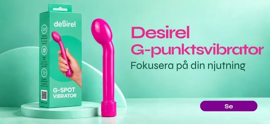 Ny böjd Desirel G-punktsvibrator för riktad njutning | Sex Shop Sverige Desirel.se