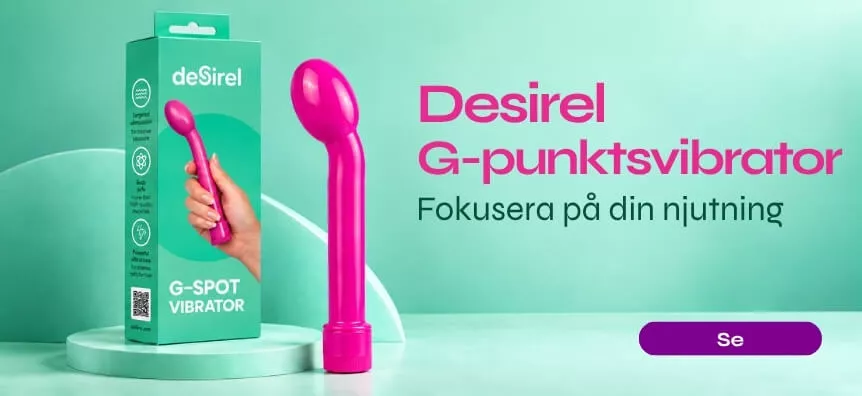 Ny böjd Desirel G-punktsvibrator för riktad njutning | Sex Shop Sverige Desirel.se