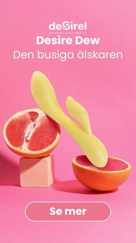  Desirel Desire Dew - smart klitorisstimulerande vibrator (gul) | Desirel.se Sex shop Sverige