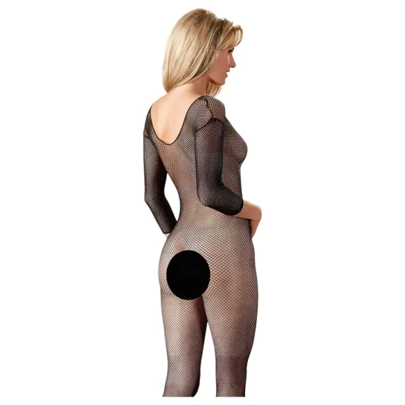 NO:XQSE - helkropps nätcatsuit - svart S-L