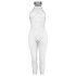 NO:XQSE - Halterneck catsuit - nätstoff - svart - M/L
