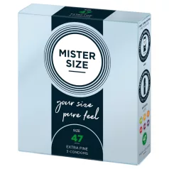 Mister Size - tunn kondom - 47mm - 3 st