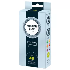 Mister Size - tunn kondom - 49mm - 10 st