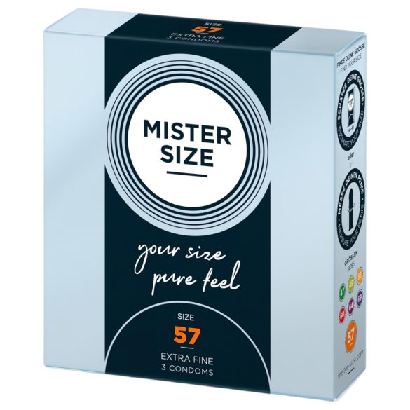 Mister Size - tunn kondom - 57mm - 3 st