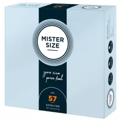 Mister Size - tunt kondom - 57mm - 36 st