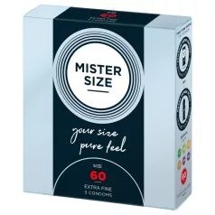 Mister Size - tunn kondom - 60 mm - 3 st