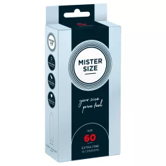 Mister Size - tunn kondom - 60mm - 10 st