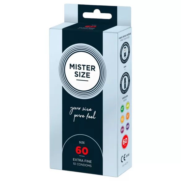 Mister Size - tunn kondom - 60mm - 10 st