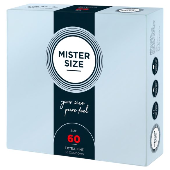 Mister Size - kondom tunn - 60mm - 36 st