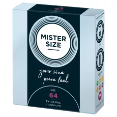 Mister Size - extra tunn kondom - 64mm - 3 st
