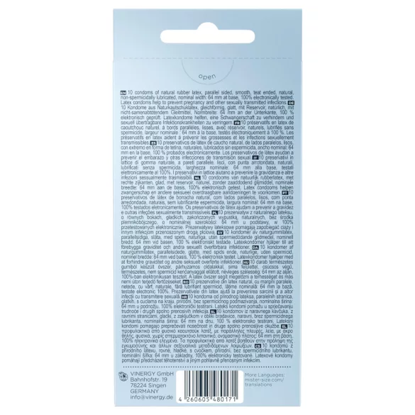 Mister Size - tunn kondom - 64mm - 10 st