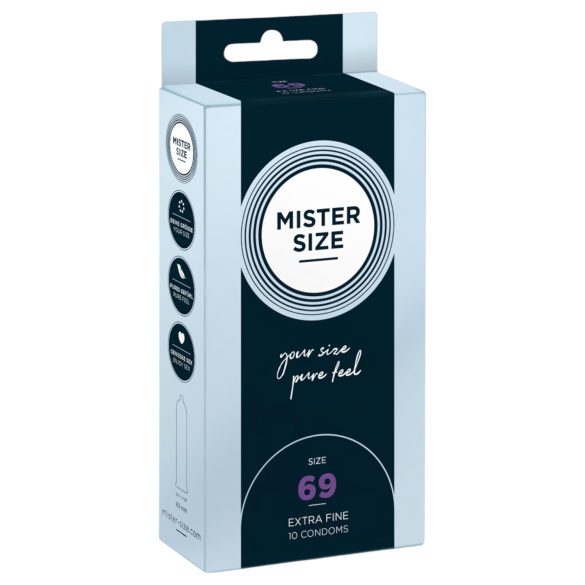 Mister Size - extra tunt kondom - 69mm - 10 st