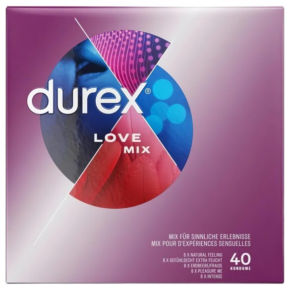 Durex Love Mix - kondompaket - 40 st