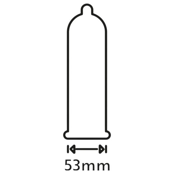 Secura Extra Fun - kondom med noppor - 53mm - 12 st