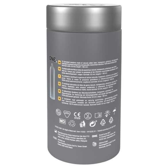 ONE - kondom - extra tunn - 12 st