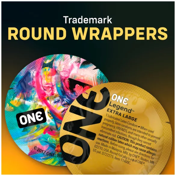 ONE Legend - XL kondomer - extra stora - 12 pack
