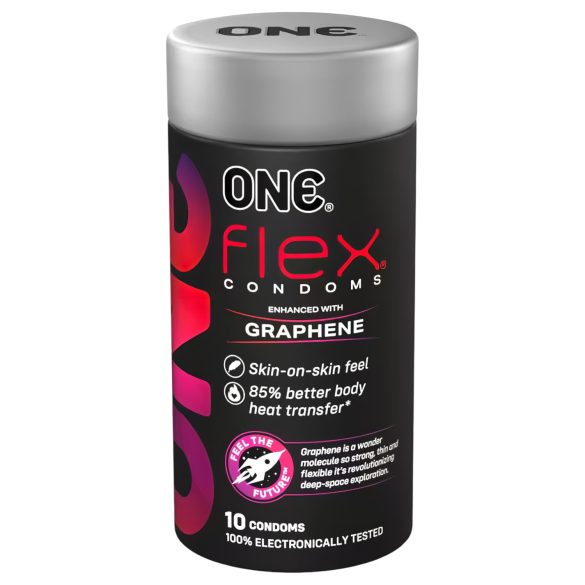 ONE Flex - grafenkondom - extra tunn - 12 st