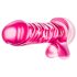 B Yours – dildo med pung – 20 cm (rosa)