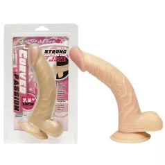 NMC - böjd dildo - realistisk - 19 cm