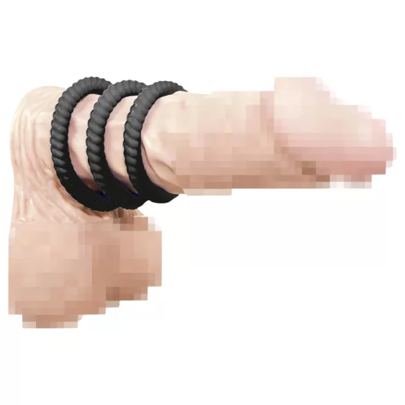 You2Toys - Penisring set - 3-pack - svart
