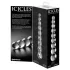 Icicles No. 2 - glaskulformad dildo - transparent