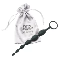 Fifty Shades of Grey - analdildo med pärlor - grå