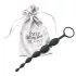 Fifty Shades of Grey - analdildo med pärlor - grå