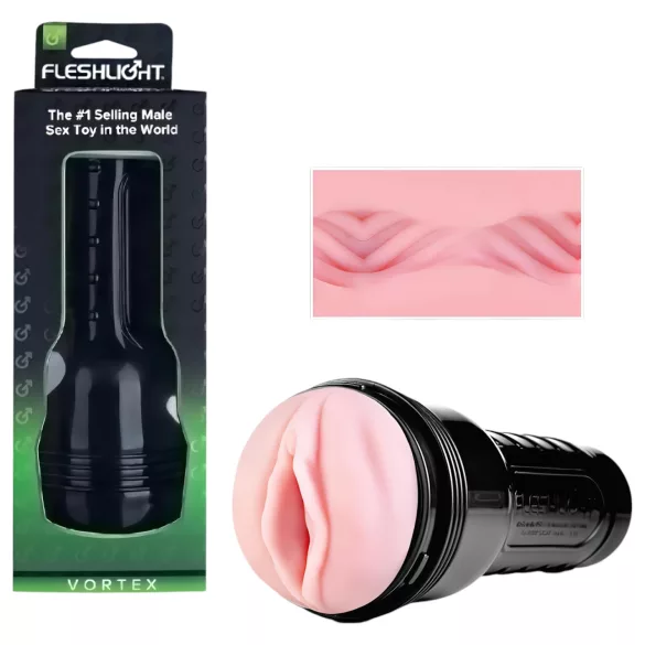 Fleshlight - masturbator vagina - virvlande kanal - rosa
