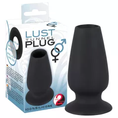 You2Toys - analplugg med hål - svart