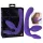 Tripla - strap-on dildo utan sele - lila
