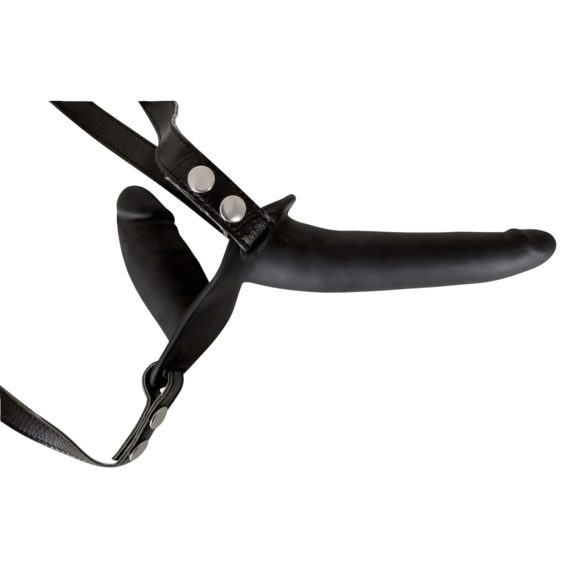 You2Toys - Strap-on dildo duo - silikon - svart
