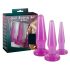 You2Toys - analträningsplugg set - 3-pack - lila