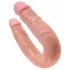 King Cock - dubbel dildo - medium - naturfärg