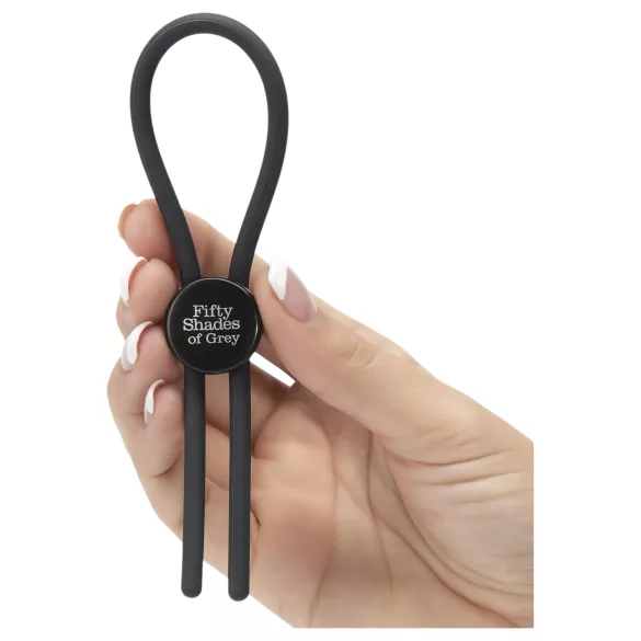 Fifty Shades of Grey - penismanschett - silikon - grå