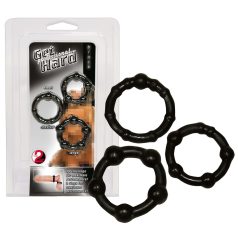 You2Toys - penisring set - 3-pack svart