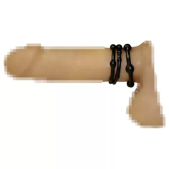 You2Toys - penisring set - 3-pack svart