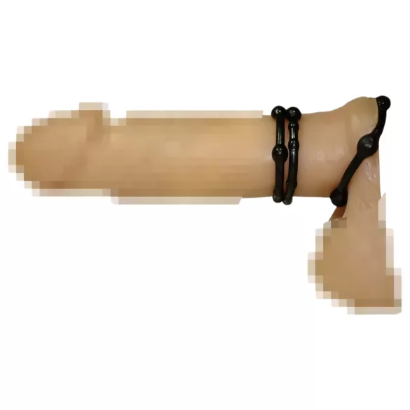 You2Toys - penisring set - 3-pack svart