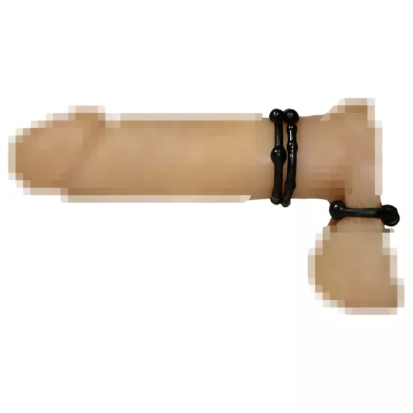 You2Toys - penisring set - 3-pack svart
