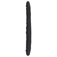Bad Kitty - dubbel dildo - silikon - svart