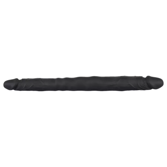 Bad Kitty - dubbel dildo - silikon - svart