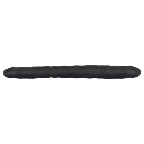 Bad Kitty - dubbel dildo - silikon - svart