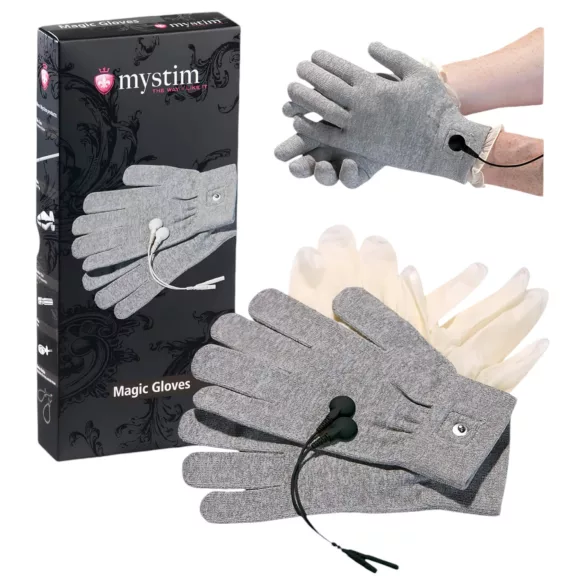 mystim - elektrohandskar - stimulering - 2 st