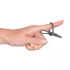 Penisplug - dilator med silikon ollonring - konisk - grå