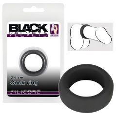 Black Velvets - penisring tjock - 2,6 cm - svart