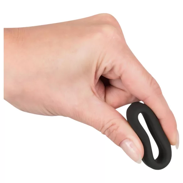 Black Velvets - penisring tjock - 2,6 cm - svart