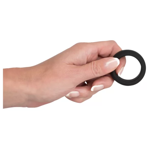 Black Velvets - penisring tjock vägg 3,2 cm - svart