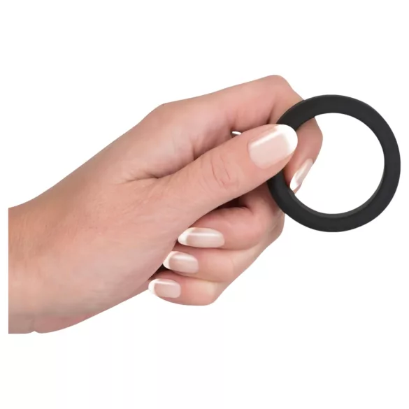 Black Velvets - penisring tjock vägg 3,8 cm - svart