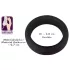 Black Velvets - penisring tjock vägg 3,8 cm - svart