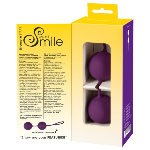SMILE - geishakulor XXL - stora kulor - lila