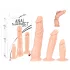 You2Toys - analträning dildoset - realistisk - 3-pack - beige
